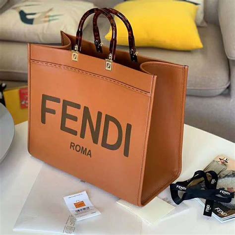 fendi leather tote bag.